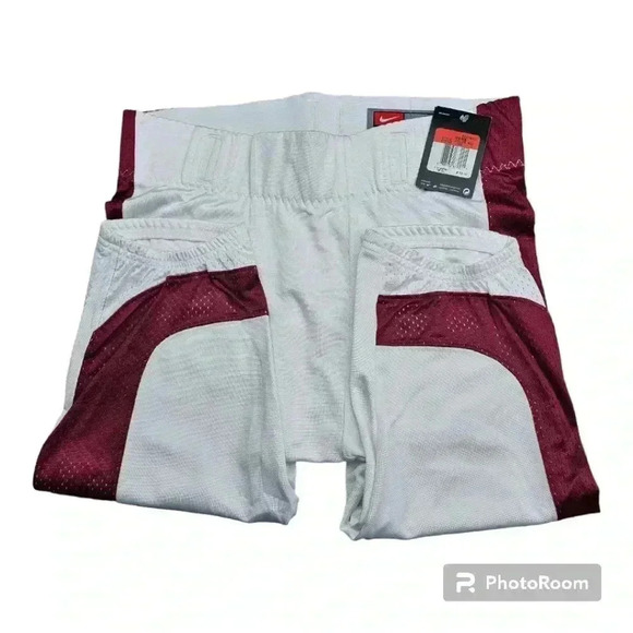 Nike Men's Open Field Football Pants White/Cardinal Red# 615745/104 NWT L or XL - Picture 4 of 8